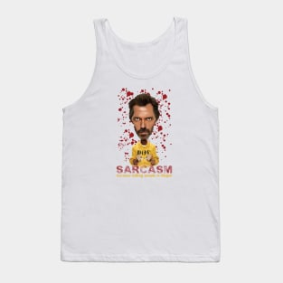 Caricature of Dr.House Tank Top